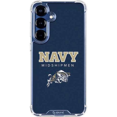 United States Naval Academy Midshipmen Galaxy S25 FE Clear Case