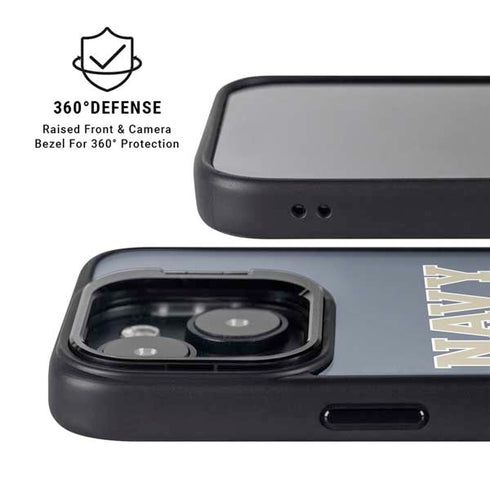 United States Naval Academy Midshipmen iPhone 15 Plus Kickstand Case