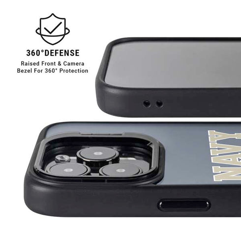United States Naval Academy Midshipmen iPhone 15 Pro Max Kickstand Case