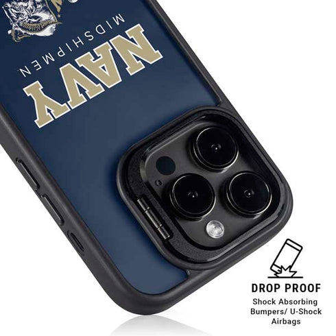 United States Naval Academy Midshipmen iPhone 15 Pro Max Kickstand Case