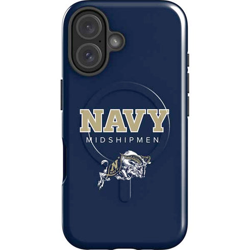 United States Naval Academy Midshipmen iPhone 16 Magsafe Impact Case