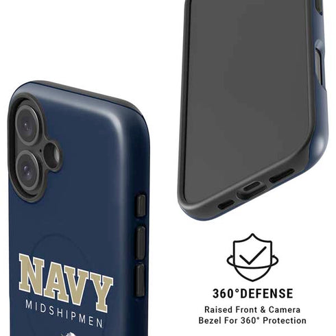 United States Naval Academy Midshipmen iPhone 16 Magsafe Impact Case
