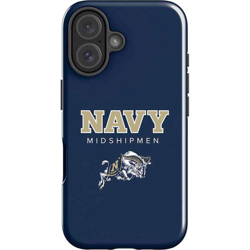 United States Naval Academy Midshipmen iPhone 16 Plus Impact Case