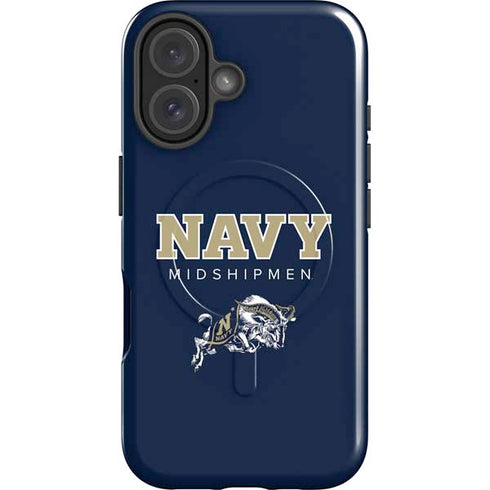 United States Naval Academy Midshipmen iPhone 16 Plus Magsafe Impact Case