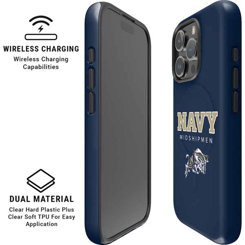 United States Naval Academy Midshipmen iPhone 16 Pro Magsafe Impact Case
