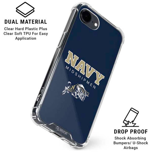 United States Naval Academy Midshipmen iPhone 16e Clear Case