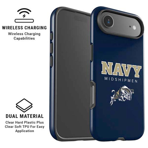 United States Naval Academy Midshipmen iPhone 17 Air Magsafe Impact Case