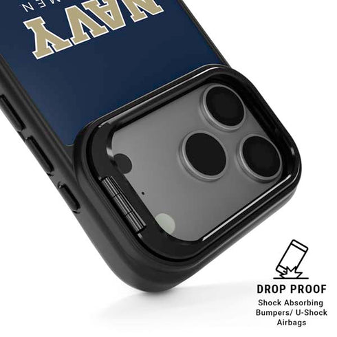 United States Naval Academy Midshipmen iPhone 17 Pro Max Kickstand Case