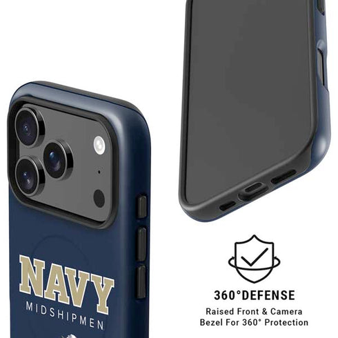 United States Naval Academy Midshipmen iPhone 17 Pro Max Magsafe Impact Case