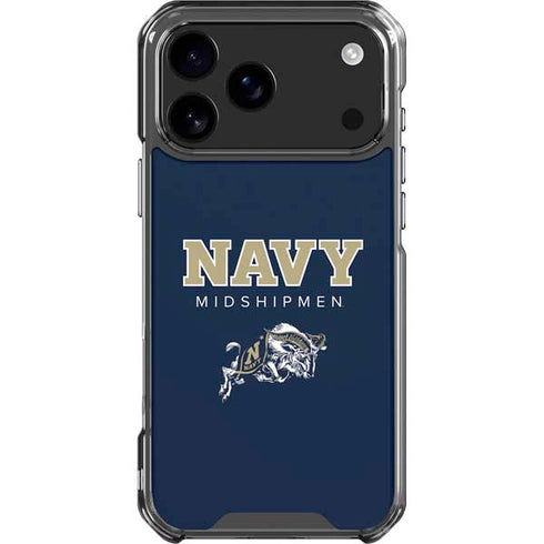 United States Naval Academy Midshipmen iPhone 18 Pro Max Clear Case