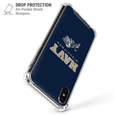 United States Naval Academy Midshipmen iPhone X/XS Clear Case