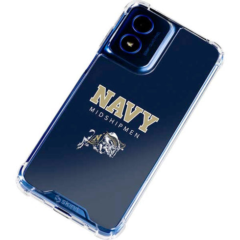 United States Naval Academy Midshipmen Moto G 5G (2024) Clear Case