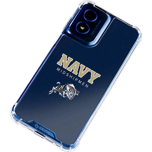 United States Naval Academy Midshipmen Moto G Play 4G (2024) Clear Case