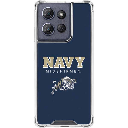 United States Naval Academy Midshipmen Moto G Play 5G (2025) Clear Case