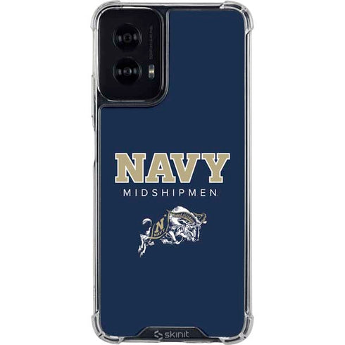 United States Naval Academy Midshipmen Moto G Power 5G (2024) Clear Case