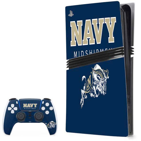 United States Naval Academy Midshipmen PS5 Pro Bundle Skin