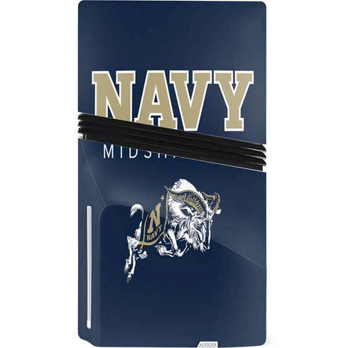 United States Naval Academy Midshipmen PS5 Pro Disk Console Skin