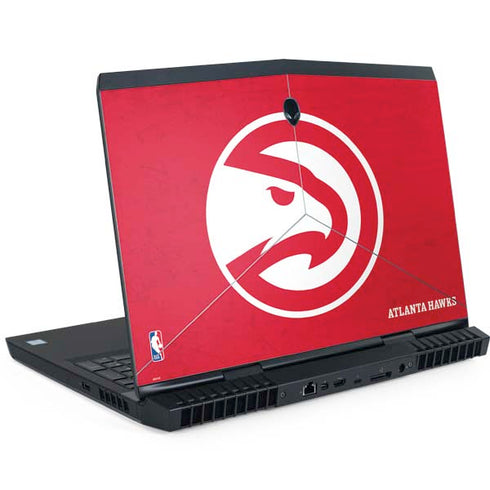 NBA Atlanta Hawks Distressed Dell Alienware Skin