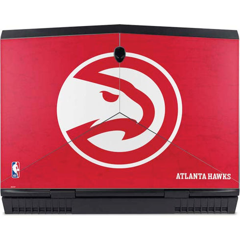 NBA Atlanta Hawks Distressed Dell Alienware Skin