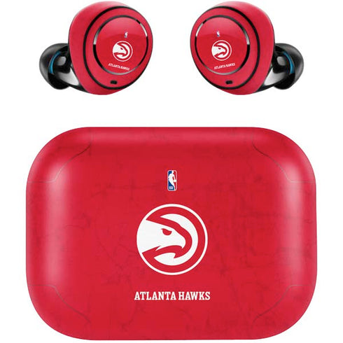 NBA Atlanta Hawks Distressed Amazon Echo Buds Skin