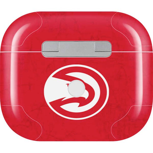 NBA Atlanta Hawks Distressed Apple AirPods (3rd Gen 2021) Skin
