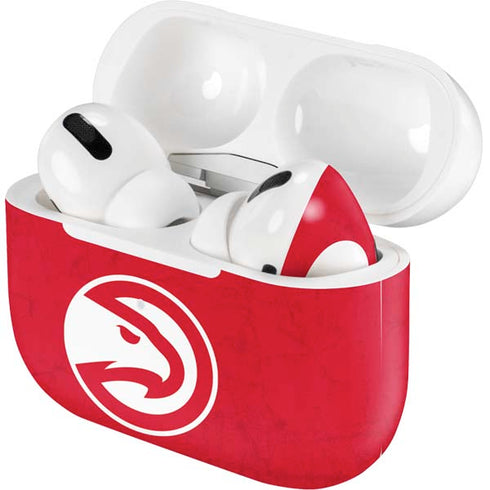 NBA Atlanta Hawks Distressed Apple AirPods Pro Skin