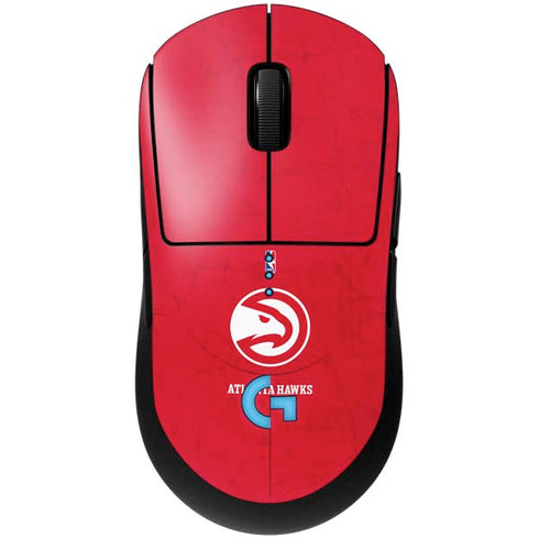 NBA Atlanta Hawks Distressed G Pro Wireless Gaming Mouse Skin