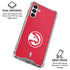 NBA Atlanta Hawks Distressed Galaxy A13 5G Clear Case