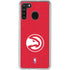 NBA Atlanta Hawks Distressed Galaxy A21 Clear Case