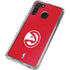 NBA Atlanta Hawks Distressed Galaxy A21 Clear Case