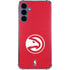 NBA Atlanta Hawks Distressed Galaxy A35 5G Clear Case