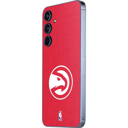 NBA Atlanta Hawks Distressed Galaxy A35 5G Skin