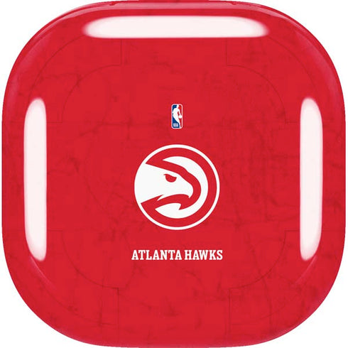 NBA Atlanta Hawks Distressed Galaxy Buds Live Skin