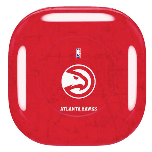 NBA Atlanta Hawks Distressed Galaxy Buds Live Skin