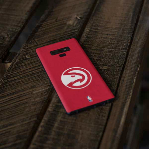 NBA Atlanta Hawks Distressed Galaxy Note 9 Skin