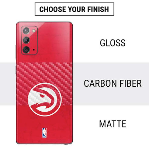 NBA Atlanta Hawks Distressed Galaxy Note20 5G Skin