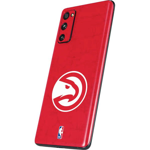NBA Atlanta Hawks Distressed Galaxy S20 Fan Edition Skin