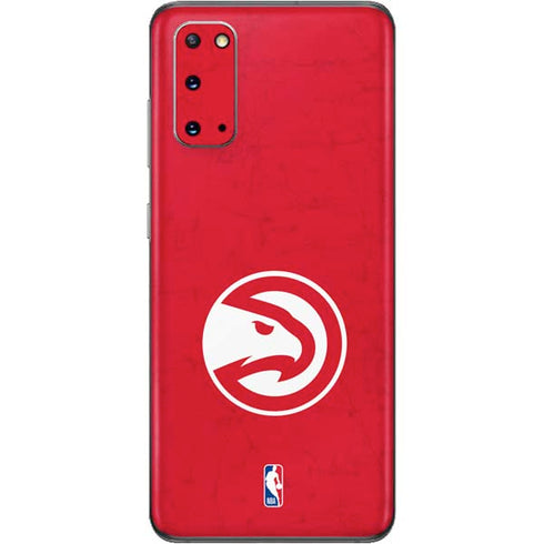 NBA Atlanta Hawks Distressed Galaxy S20 Skin
