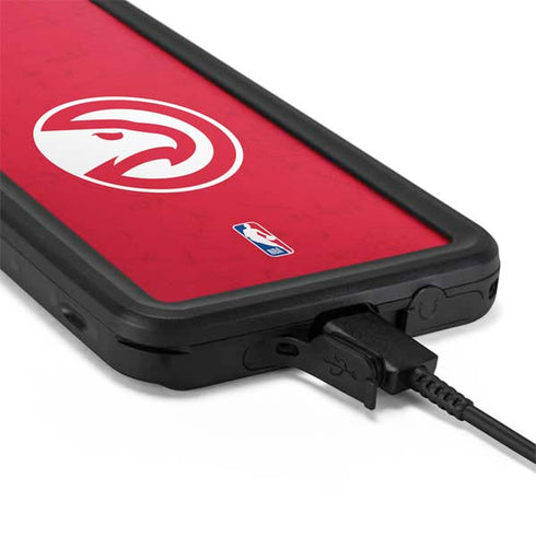 NBA Atlanta Hawks Distressed Galaxy S20 Waterproof Case