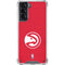 NBA Atlanta Hawks Distressed Galaxy S21 5G Clear Case