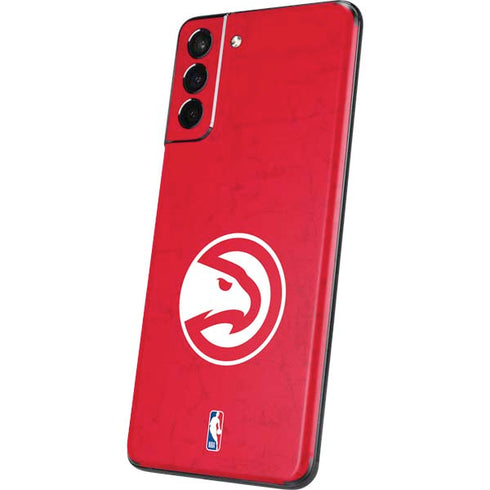 NBA Atlanta Hawks Distressed Galaxy S21 5G Skin