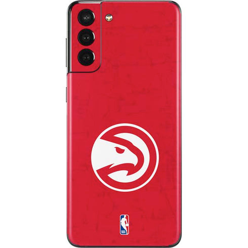 NBA Atlanta Hawks Distressed Galaxy S21 Plus 5G Skin