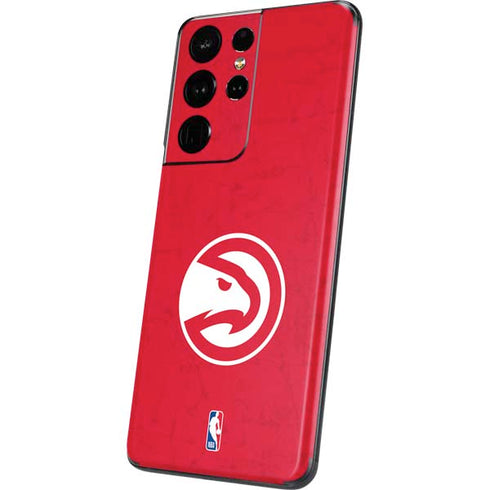 NBA Atlanta Hawks Distressed Galaxy S21 Ultra 5G Skin