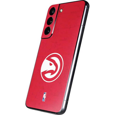 NBA Atlanta Hawks Distressed Galaxy S22 Skin