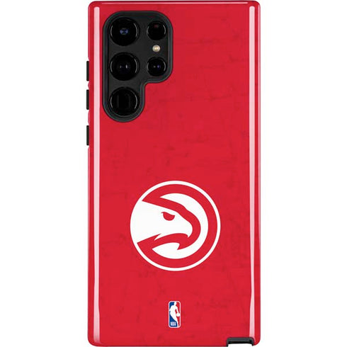 NBA Atlanta Hawks Distressed Galaxy S22 Ultra Pro Case