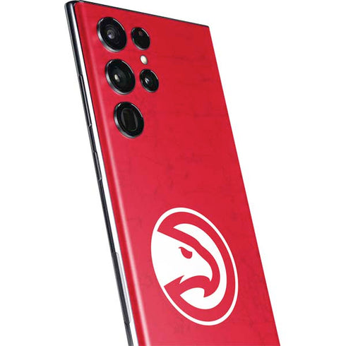 NBA Atlanta Hawks Distressed Galaxy S22 Ultra Skin