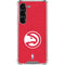 NBA Atlanta Hawks Distressed Galaxy S23 Clear Case