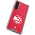 NBA Atlanta Hawks Distressed Galaxy S23 FE Clear Case
