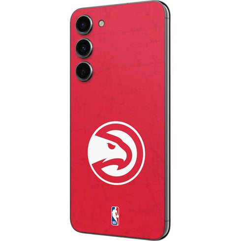 NBA Atlanta Hawks Distressed Galaxy S23 FE Skin
