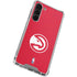 NBA Atlanta Hawks Distressed Galaxy S24 FE Clear Case
